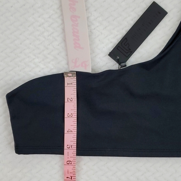 LF The Brand Crop Top Active Wear Barbiecore Sports Bra Size Large NEW - Picture 7 of 13